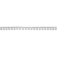 GBC IB165122 Lot de 100 Peignes metalliques MultiBind Noir