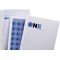 GBC Ref. IB370021 Lot de 100 couvertures thermique de reliures Recto PVC transparent / Verso brillant Blanc 3 mm A4
