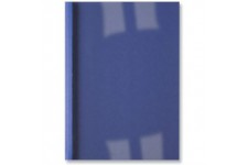 GBC IB386602 Lot de 100 Couvertures de reliure thermique LinenWeave Bleu