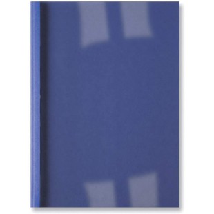 GBC IB386619 Lot de 100 Couvertures de reliure thermique LinenWeave Bleu