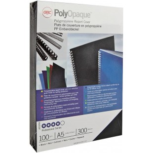 Gbc IB386817 Plat de Couverture Polyopaque A4 300 Microns Blanc