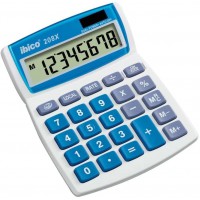 Rexel Ibico 208X Calculatrice de bureau Blanc/Bleu