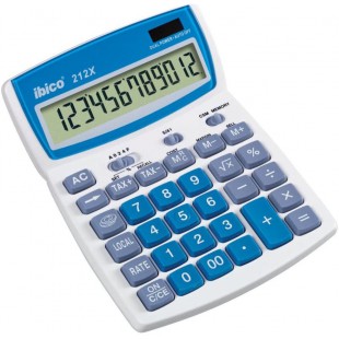 Rexel IB410086 Calculatrice Gris/Bleu