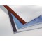 Acco GBC Lot de 100 couvertures thermiques de reliure A4 1,5 mm 250 g/m² Transparent/rouge