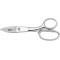 Ciseaux professionnels forges a  chaud Argente 19,8 cm