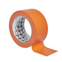 3M Ruban adhesif vinyle 764I, Orange, 50 mm x 33 m (Paquet de 24)