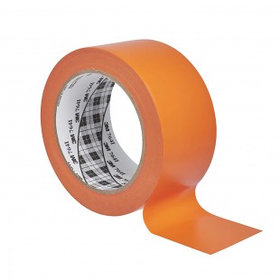3M Ruban adhesif vinyle 764I, Orange, 50 mm x 33 m (Paquet de 24)