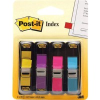 Post-it Marquage adhesif 7000052572 4 blocs/pack jaune, lilas, rose, turquoise