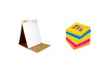 Post-It Chevalet de 20 Feuilles Auto-Adhesives & Super Sticky 654-6SS-RIO Notes repositionnables 76 x 76 mm Rio