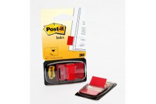 Post-it Distributeur de 50 Marque-pages avec Onglets separateurs Rouge