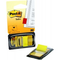 Post-it 680-5 Distributeur de 50 marque-pages avec Onglets separateurs Jaune