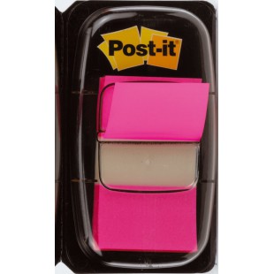Post-it Distributeur de 50 marque-pages avec Onglets separateurs 25,4 x 44 mm Rose