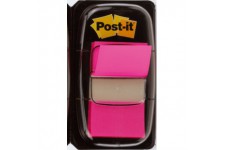 Post-it Distributeur de 50 marque-pages avec Onglets separateurs 25,4 x 44 mm Rose