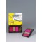 Post-it Distributeur de 50 marque-pages avec Onglets separateurs 25,4 x 44 mm Rose