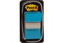 Post-it Distributeur de 50 marque-pages avec Onglets separateurs 25,4 x 44 mm Bleu