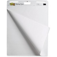 Post-it 1 Bloc de 30 feuilles auto-adhesives 63, 5 x 77, 4 cm - Blanc