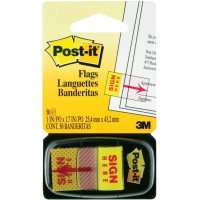 Post-it Distributeur de 50 marque-pages avec Onglets separateurs Jaune