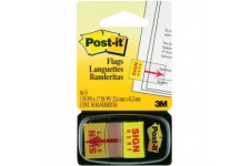 Post-it Distributeur de 50 marque-pages avec Onglets separateurs Jaune