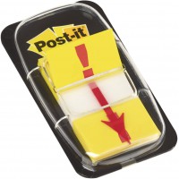 Post-it Index taille M indelebiles preimprimees point d'exclamation Symbole - Yelllow (Lot de 50)