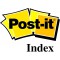 Post-it Index taille M indelebiles preimprimees point d'exclamation Symbole - Yelllow (Lot de 50)