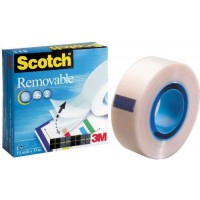 SCOTCH Ruban Removable 811- 19 mm x 32.9 m