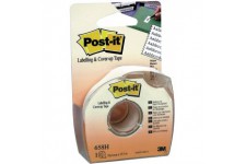 Post-it 658H Ruban de masquage avec devidoir 25 mm x 17,7 m Blanc