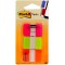 Post-It Lot de 3 x22 Marque-pages Rigides coloris Rose, Vert, Orange