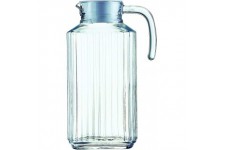 Quadro Refrigerateur pichet avec couvercle en plastique blanc 1,7l, 1 Pichet