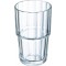 Lot de 6 : 60440 Gobelet Norvege, Verre trempe, Transparent, 27 cl