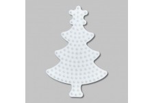 Plaque pour Perles a  Repasser Taille Midi, Plastique, Blanc, Unique