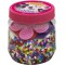 - 2051 - Loisirs Creatifs - Pot 4000 Perles a  Repasser + 3 Plaques - Taille Midi