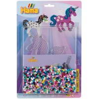 - 4079 - Midi blister GM - PLQ licorne + Perles