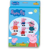  - Boite "Peppa Pig" - 2000 perles et 1 plaque - Perles a  repasser taille Midi - Loisirs creatifs Des 5 ans