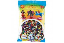 - 201-54 - Loisirs Creatifs - Sachet 3000 Perles a  Repasser - Taille Midi - Melange Paillete