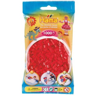 Sachet de 1000 perles Midi rouge - 