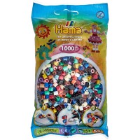 - 207-67 - Loisirs Creatifs - Perles et Bijoux - Sachet 1000 Perles Mixte 22 Couleurs