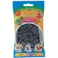 - 207-71 - Loisirs Creatifs - Sachet 1000 Perles a  Repasser - Taille Midi - Gris Fonce