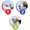 - 207-73 - Loisirs Creatifs - Sachet 1000 Perles a  Repasser - Taille Midi - Bleu Transparent