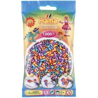 - Loisir Creatif Midi Sachet 1000 Perles Bicolores 2, 207-92, Multicolore