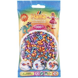 - Loisir Creatif Midi Sachet 1000 Perles Bicolores 2, 207-92, Multicolore