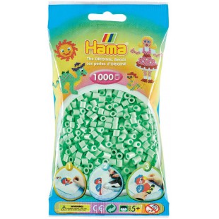 Midi Sachet 1000 perles menthe pastel 10.207-98 Vert Taille Unique