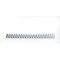 Gbc 4028610 CombBind Lot de 100 Peignes de Reliure 16 mm Blanc