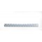 GBC 4028203 Lot de 50 Peignes plastique CombBind Blanc