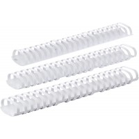 GBC CombBind Reliure spirale plastique, Blanc 51 mm, Pack de 50