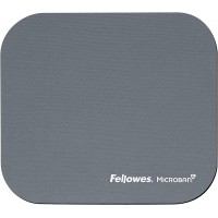 Fellowes - 5934005 - Tapis de souris en plastique avec protection antibacterienne Microban - Argent - Lot de 6