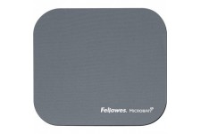 Fellowes - 5934005 - Tapis de souris en plastique avec protection antibacterienne Microban - Argent