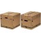 Lot de 5 : Fellowes Caisses de Demenagement, Carton Double Epaisseur SmoothMove, 85 L, 40,5 x 45,5 x 45,5 cm & Caisses de Demena