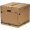 Lot de 5 : Fellowes Caisses de Demenagement, Carton Double Epaisseur SmoothMove, 85 L, 40,5 x 45,5 x 45,5 cm & Caisses de Demena