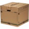 Lot de 5 : Fellowes Caisses de Demenagement, Carton Double Epaisseur SmoothMove, 85 L, 40,5 x 45,5 x 45,5 cm & Caisses de Demena