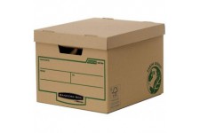 Lot de 10 : Fellowes Earth Series 0043859643608 Boites archives kraft Naturel